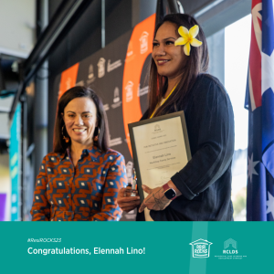 Elennah Lino, MacKillop Family Services Winner, Initiative and Innovation