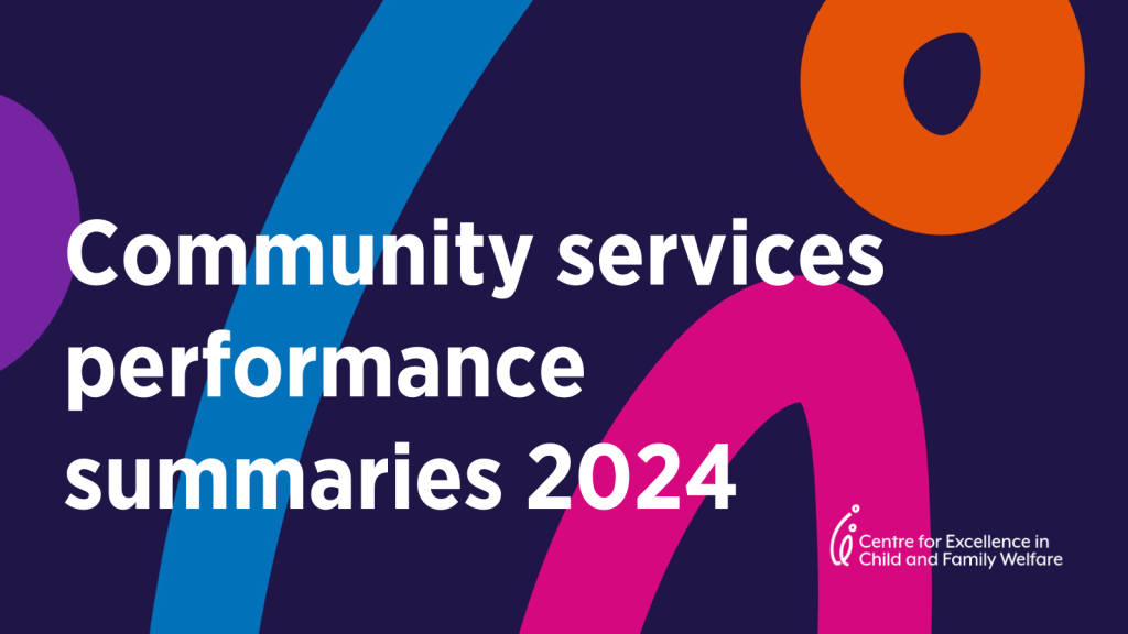 Community services performance summaries 2024 - overall spending, workforce, child protection, disability, youth justice