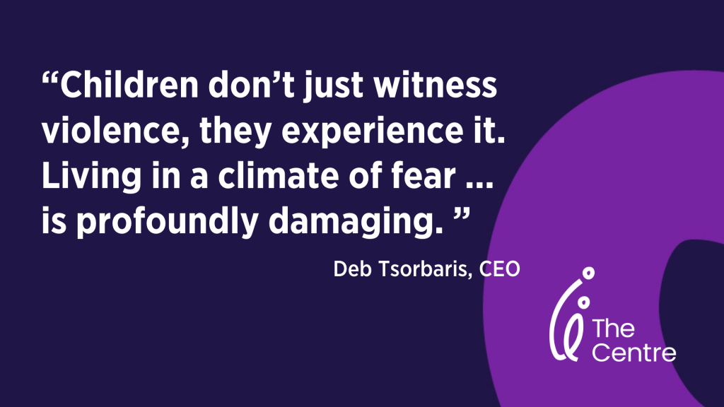 Quote: Children don't just witness violence, they experience it