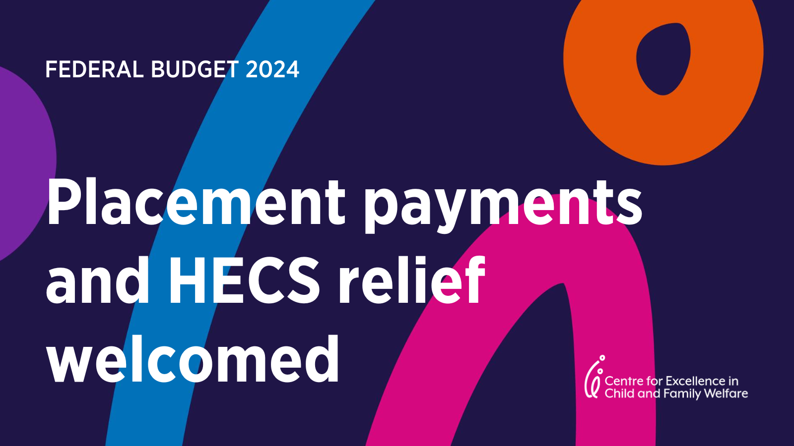 Placement payments and HECS relief welcomed in Federal Budget